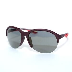 Nike Flex Momentum Semi-Rim Sunglasses - Matte Night Maroon/Gunmetal Flash - NWT